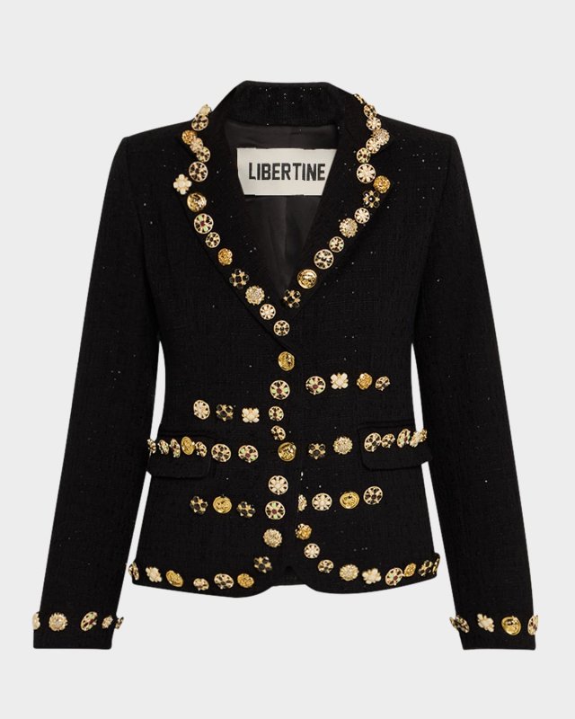 Button Luxe Short Jacket